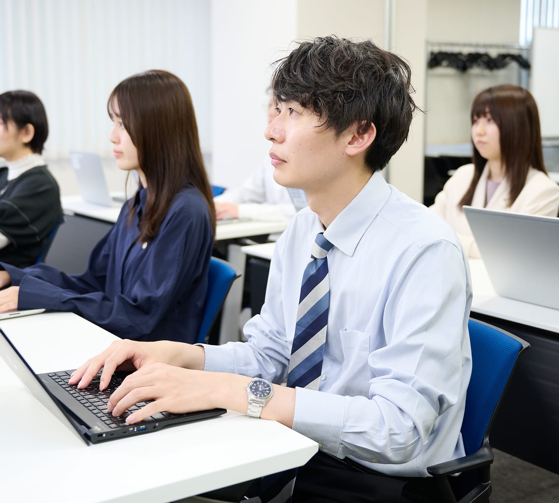相談しやすく、前向きな雰囲気がある職場
